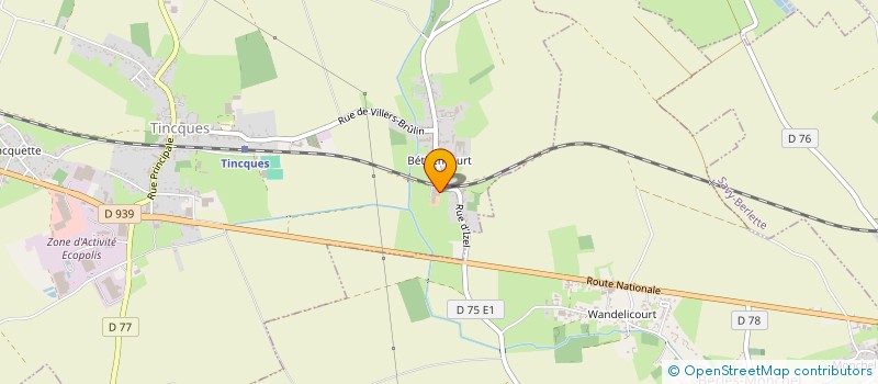 localisation de l'entreprise MONSIEUR ARNAUD POTTIEZ  TINCQUES