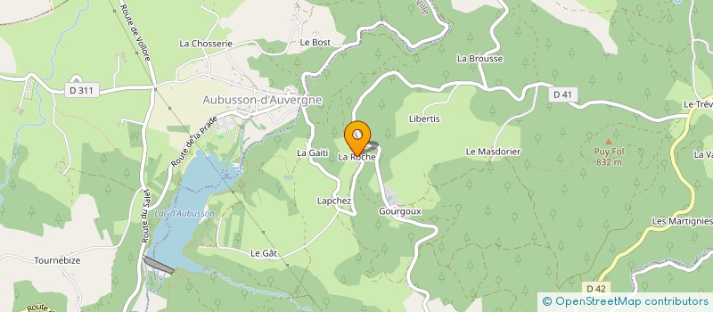 localisation de l'entreprise MONSIEUR ARNAUD PRESSON  AUGEROLLES