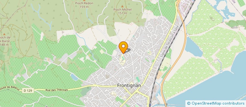 localisation de l'entreprise MONSIEUR ARNAUD PREVOTEAU à FRONTIGNAN