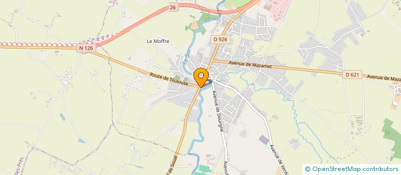 localisation de l'entreprise MONSIEUR ARNAUD PRIOU  SOUAL