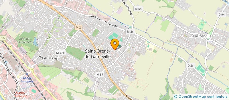 localisation de l'entreprise MONSIEUR ARNAUD PROUTEAU à SAINT-ORENS-DE-GAMEVILLE