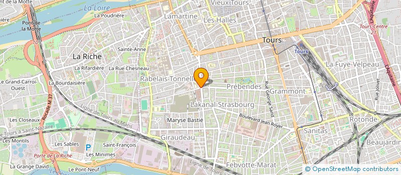 localisation de l'entreprise MONSIEUR ARNAUD PROVOST  TOURS