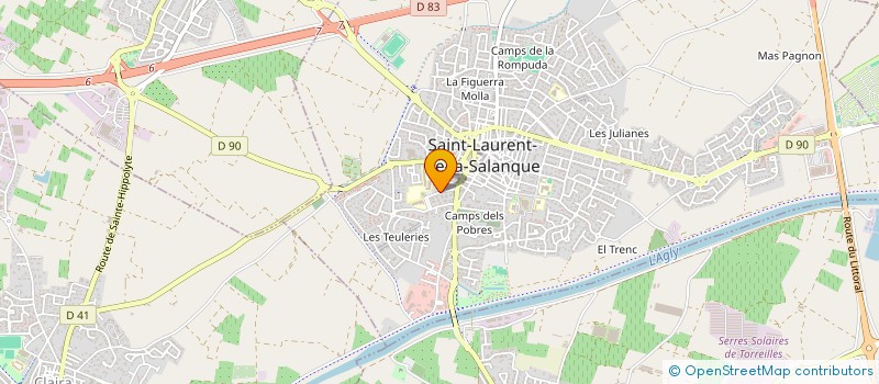 localisation de l'entreprise MONSIEUR ARNAUD PUECH  SAINT-LAURENT-DE-LA-SALANQUE