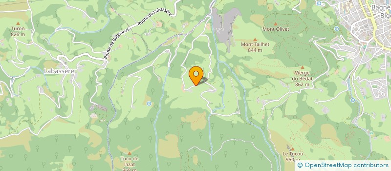 localisation de l'entreprise MONSIEUR ARNAUD PUJO  BAGNERES-DE-BIGORRE