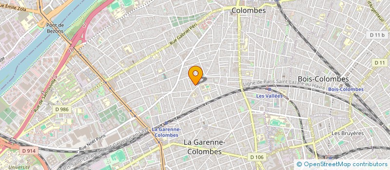 localisation de l'entreprise MONSIEUR ARNAUD PUKAN à COLOMBES