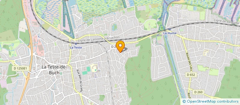 localisation de l'entreprise MONSIEUR ARNAUD QUARIN à LA TESTE-DE-BUCH