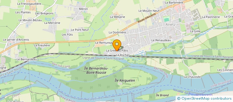 localisation de l'entreprise MONSIEUR ARNAUD QUELLIEN  VAIR-SUR-LOIRE