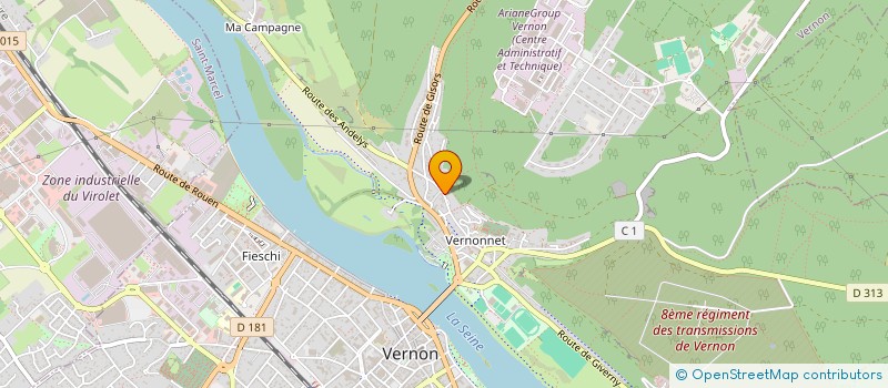 localisation de l'entreprise MONSIEUR ARNAUD QUEREY  VERNON