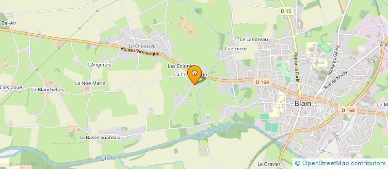 localisation de l'entreprise MONSIEUR ARNAUD QUIRION  BLAIN