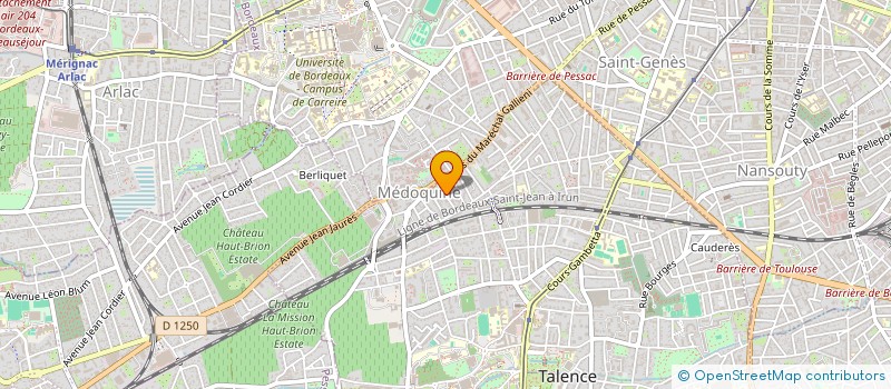 localisation de l'entreprise MONSIEUR ARNAUD RABEL  TALENCE