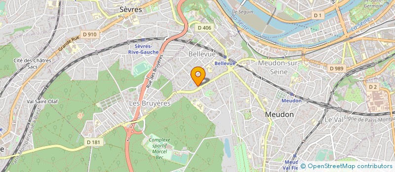 localisation de l'entreprise MONSIEUR ARNAUD RAJERISON  MEUDON