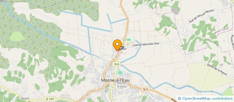localisation de l'entreprise MONSIEUR ARNAUD RANVIER à MORNE A L'EAU