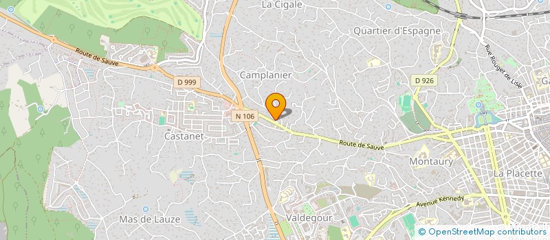 localisation de l'entreprise MONSIEUR ARNAUD RATIGNIER  NIMES