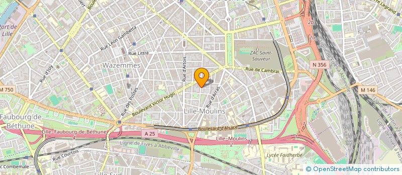localisation de l'entreprise MONSIEUR ARNAUD RATTE à LILLE