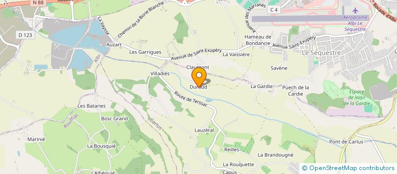 localisation de l'entreprise MONSIEUR ARNAUD RAVERA à PUYGOUZON