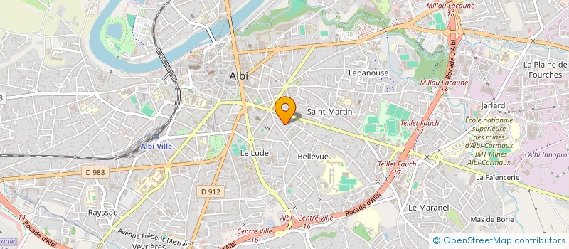 localisation de l'entreprise MONSIEUR ARNAUD RECOULES à ALBI