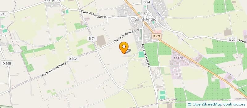 localisation de l'entreprise MONSIEUR ARNAUD REDHEUIL  SAINT-ANDIOL