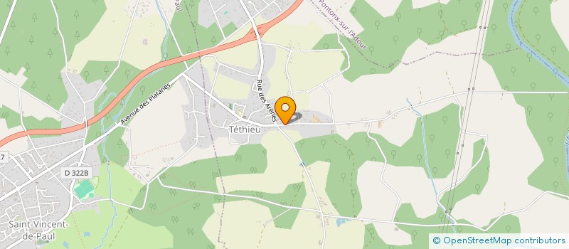 localisation de l'entreprise MONSIEUR ARNAUD REGNACQ  TETHIEU