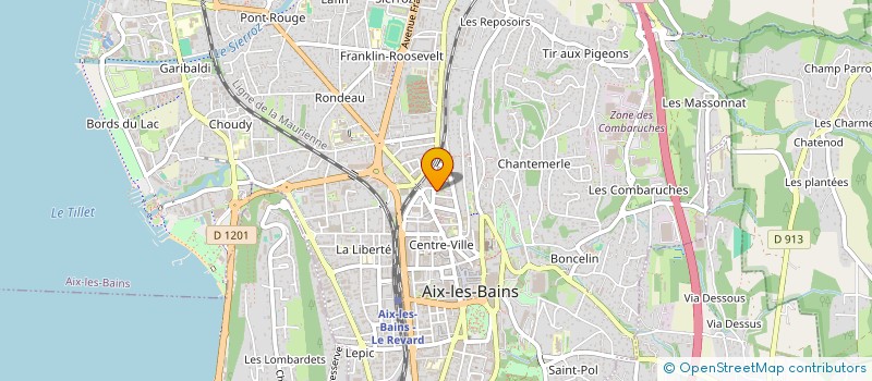 localisation de l'entreprise MONSIEUR ARNAUD REIG à AIX-LES-BAINS