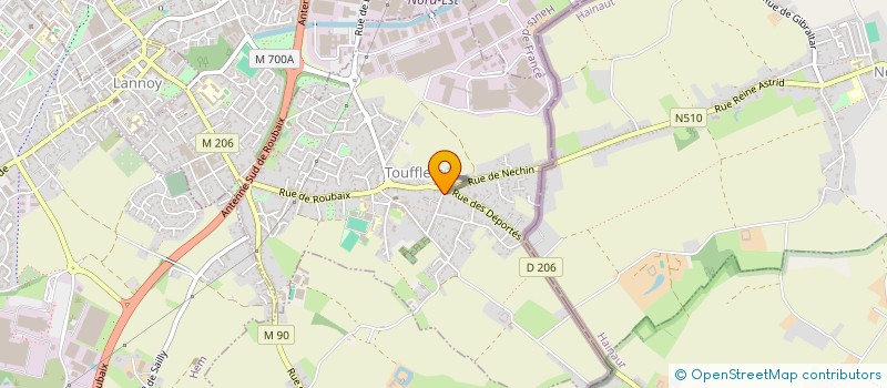 localisation de l'entreprise MONSIEUR ARNAUD REIGNER  TOUFFLERS