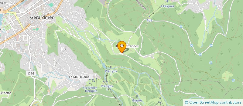 localisation de l'entreprise MONSIEUR ARNAUD REMY  GERARDMER