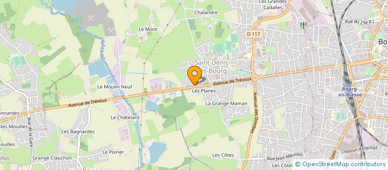 localisation de l'entreprise MONSIEUR ARNAUD REMY à SAINT-DENIS-LES-BOURG