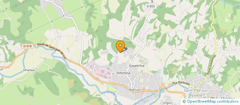 localisation de l'entreprise MONSIEUR ARNAUD REMY  SAINT-PEE-SUR-NIVELLE