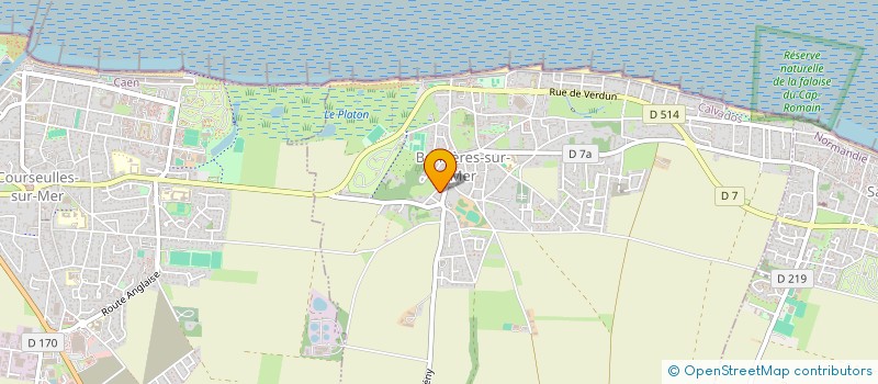 localisation de l'entreprise MONSIEUR ARNAUD RENARD  BERNIERES-SUR-MER