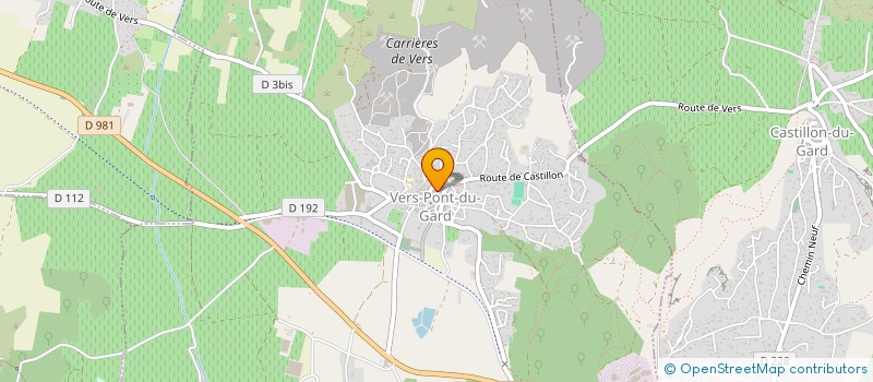 localisation de l'entreprise MONSIEUR ARNAUD RENARD  VERS-PONT-DU-GARD