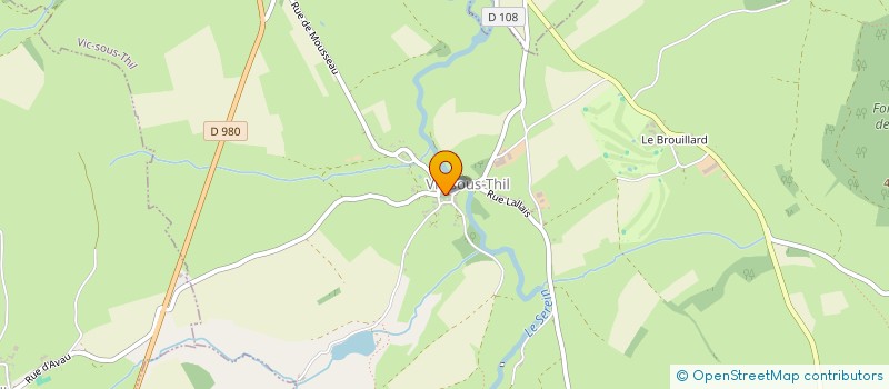 localisation de l'entreprise MONSIEUR ARNAUD RENE PIERRE BOURGEOIS  VIC-SOUS-THIL