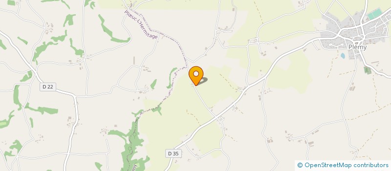 localisation de l'entreprise MONSIEUR ARNAUD REPERANT  PLEMY