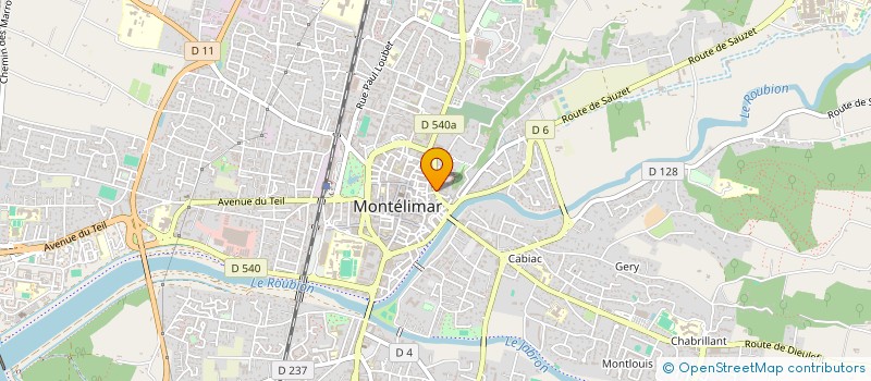 localisation de l'entreprise MONSIEUR ARNAUD RETAIL à MONTELIMAR