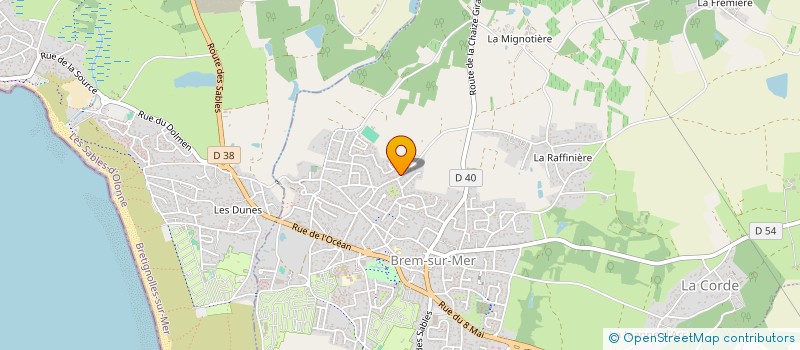 localisation de l'entreprise MONSIEUR ARNAUD RETRIF à BREM-SUR-MER