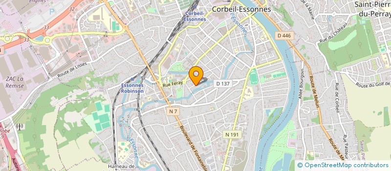 localisation de l'entreprise MONSIEUR ARNAUD RICARD  CORBEIL-ESSONNES