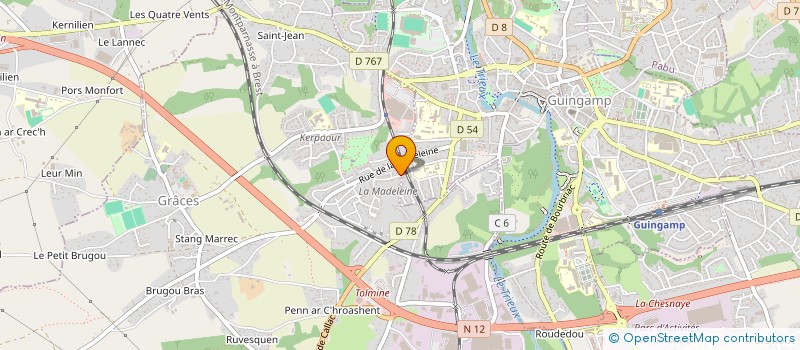 localisation de l'entreprise MONSIEUR ARNAUD RICHARD  GRACES