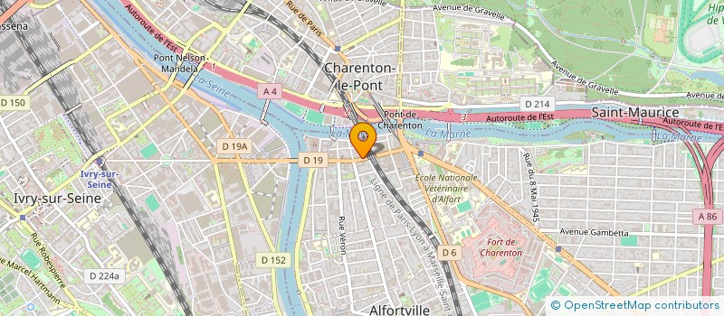 localisation de l'entreprise MONSIEUR ARNAUD RICHARD  ALFORTVILLE