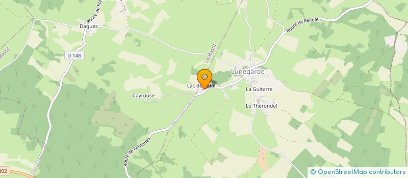 localisation de l'entreprise MONSIEUR ARNAUD RICHER  LUNEGARDE