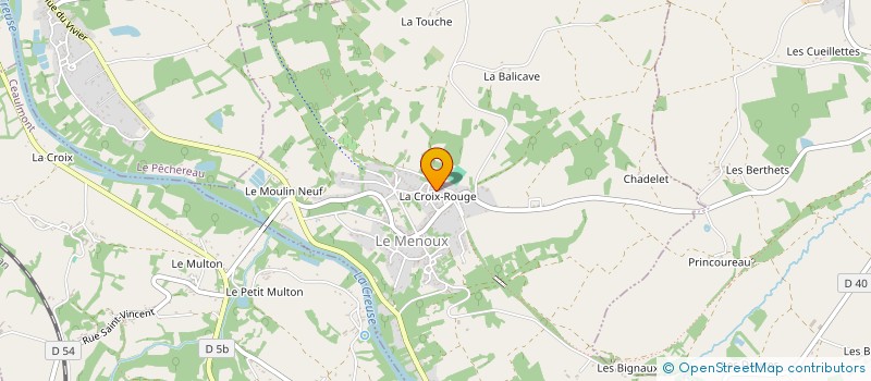 localisation de l'entreprise MONSIEUR ARNAUD RICOT à LE MENOUX