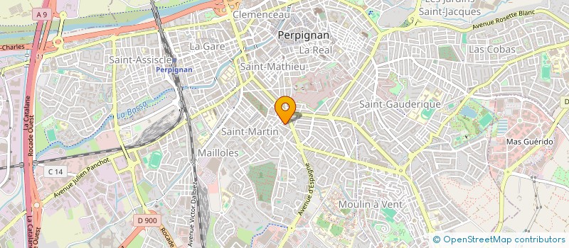 localisation de l'entreprise MONSIEUR ARNAUD RIDEZ à PERPIGNAN