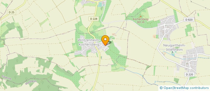 localisation de l'entreprise MONSIEUR ARNAUD RIETSCH  WINTZENHEIM-KOCHERSBERG