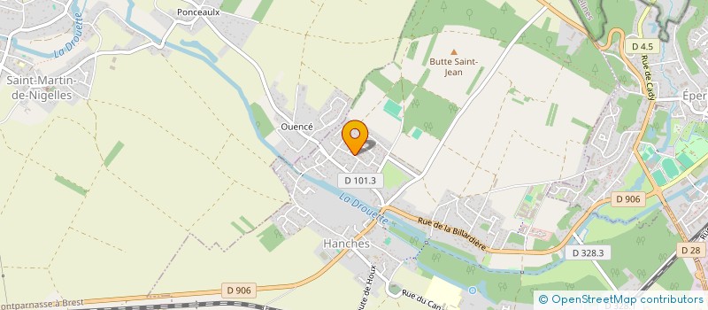 localisation de l'entreprise MONSIEUR ARNAUD RIFFLART à HANCHES