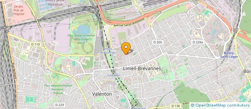 localisation de l'entreprise MONSIEUR ARNAUD RINUCCINI  LIMEIL-BREVANNES