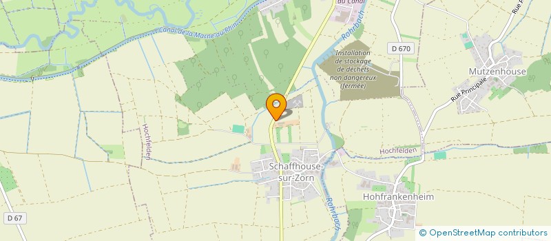 localisation de l'entreprise MONSIEUR ARNAUD RITLENG  ROHR