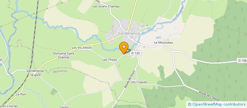localisation de l'entreprise MONSIEUR ARNAUD RIVAUD à VANDENESSE