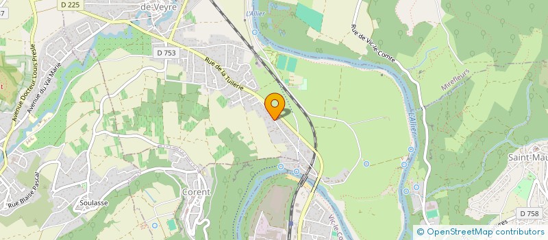 localisation de l'entreprise MONSIEUR ARNAUD RIVET  LES MARTRES-DE-VEYRE