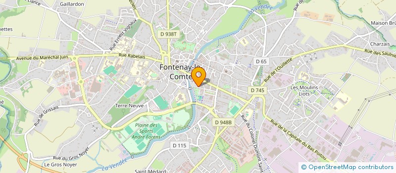 localisation de l'entreprise MONSIEUR ARNAUD RIVIERE  FONTENAY-LE-COMTE