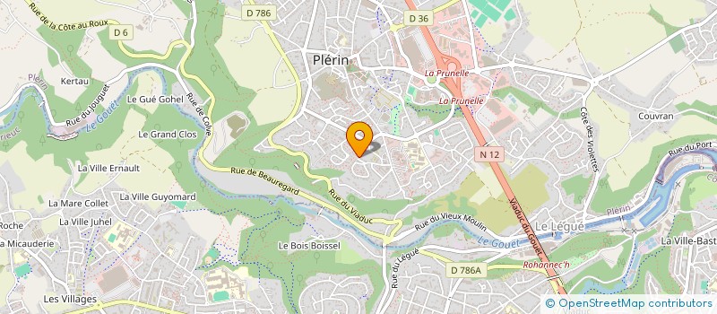 localisation de l'entreprise MONSIEUR ARNAUD ROBIN à PLERIN