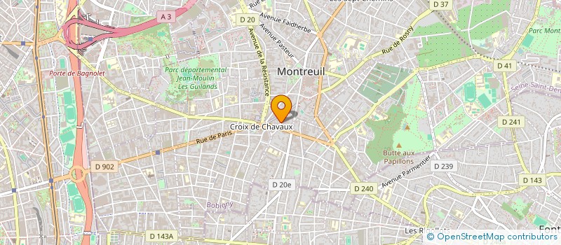 localisation de l'entreprise MONSIEUR ARNAUD ROCA à FONTENAY-SOUS-BOIS