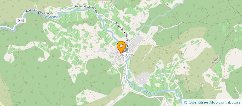 localisation de l'entreprise MONSIEUR ARNAUD ROCHEUX à CORRENS