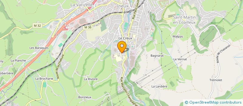 localisation de l'entreprise MONSIEUR ARNAUD RODAMEL à SAINT-CHAMOND